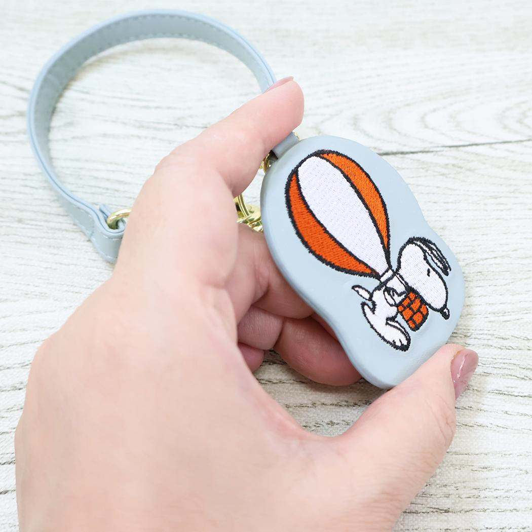 ダイカットスマートキーチャーム キーリング スヌーピー Balloon ピーナッツ カミオジャパン 鍵ホルダー カー用品 メール便可