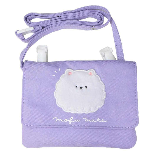 横長タイプショルダーひもつき どこでもポッケ クリップポケット ポメ カミオジャパン キッズポシェット かわいい メール便可