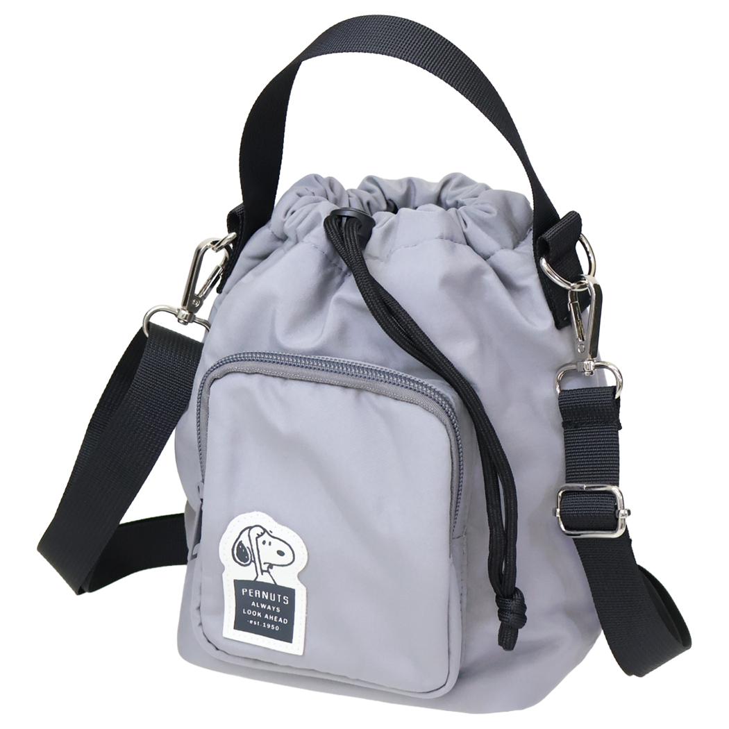 2way巾着ショルダーバッグ ショルダーバッグ スヌーピー Pop up Snoopy ピーナッツ カミオジャパン 斜め掛けかばん 手持ち 軽量