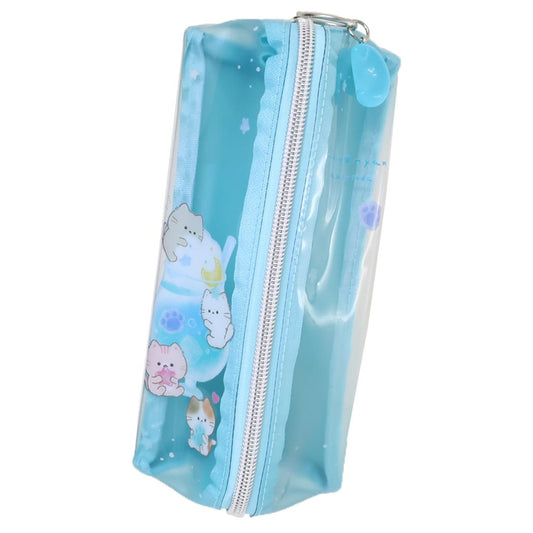 ターンオープンペンケース ペンポーチ もぐにゃん キャンディソーダ カミオジャパン 筆箱 新学期準備文具 かわいい