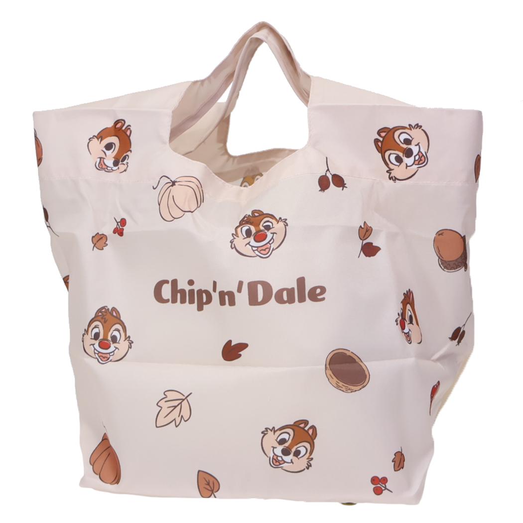 底板付きエコバッグミニ エコバッグ チップ＆デール ディズニー カミオジャパン ショッピングバッグ 折りたたみ