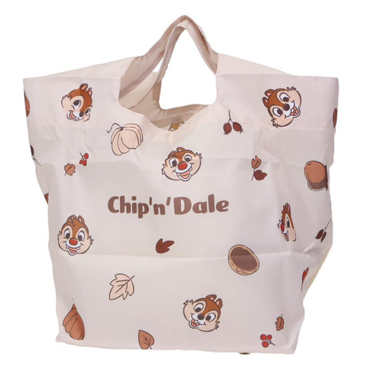 底板付きエコバッグミニ エコバッグ チップ＆デール ディズニー カミオジャパン ショッピングバッグ 折りたたみ
