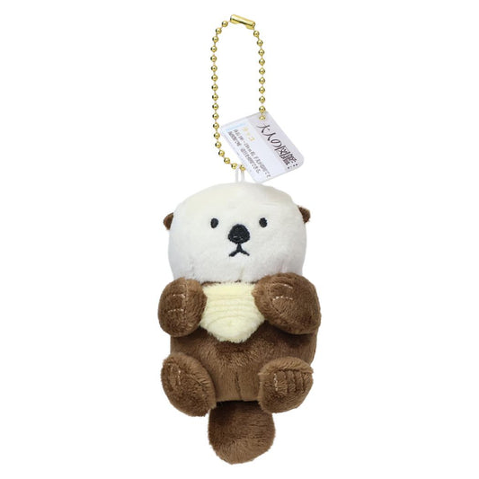 大人の図鑑 マスコット ぬいぐるみキーホルダー ラッコ カミオジャパン プレゼント ミニぬいぐるみ グッズ シネマコレクション
