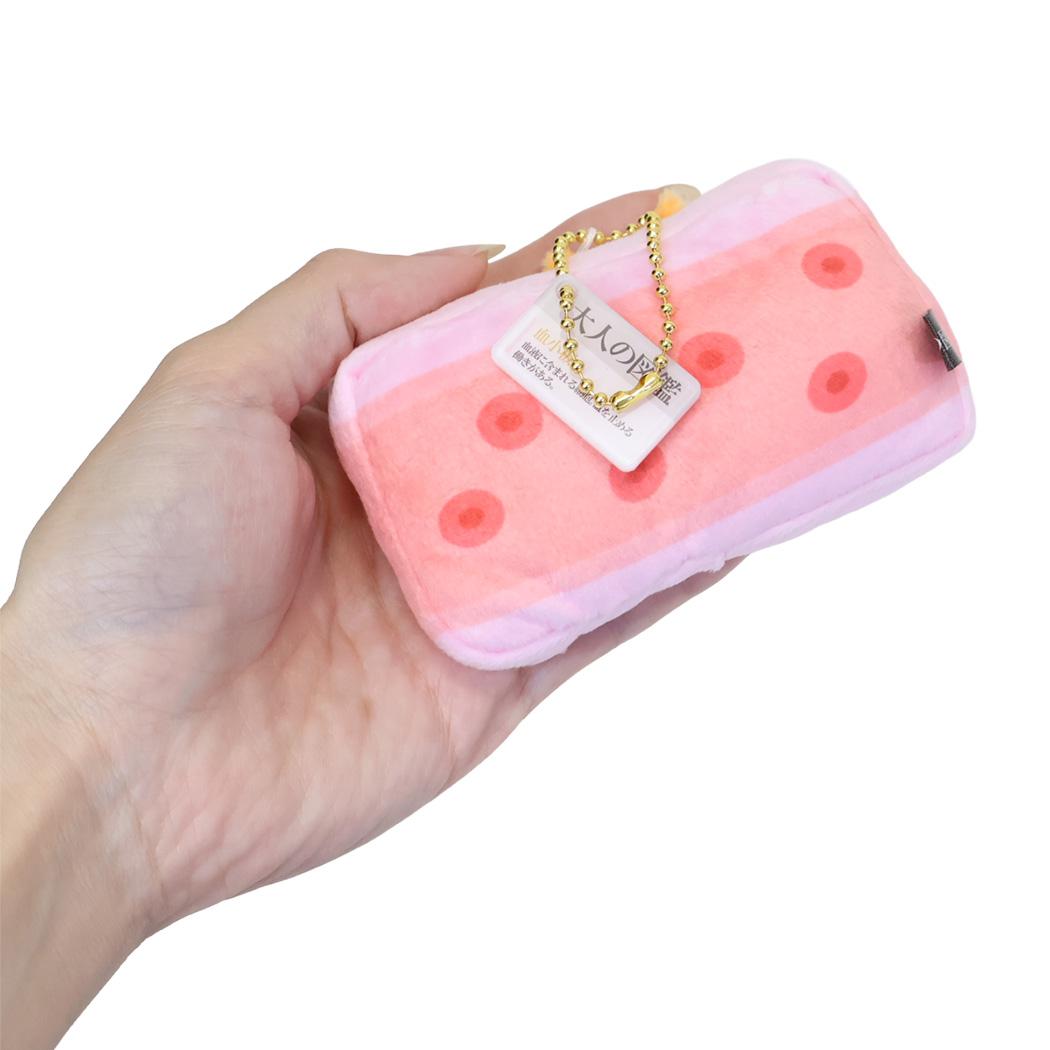 大人の図鑑 マスコット ぬいぐるみキーホルダー 血小板 カミオジャパン プレゼント ミニぬいぐるみ グッズ シネマコレクション