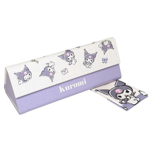 クロミ 眼鏡ケース クロス付き折りたたみメガネケース サンリオ カミオジャパン ハードタイプ キャラクター グッズ シネマコレクション