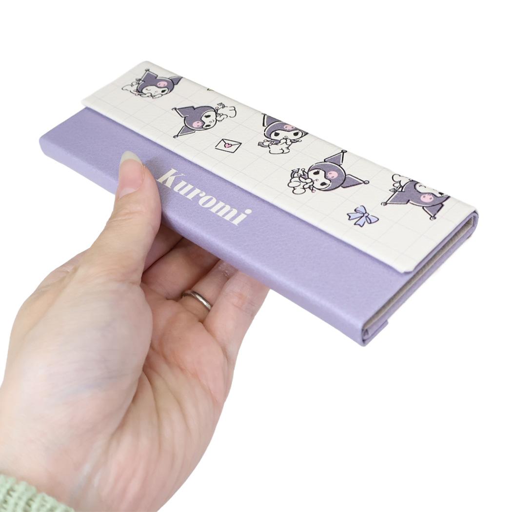 クロミ 眼鏡ケース クロス付き折りたたみメガネケース サンリオ カミオジャパン ハードタイプ キャラクター グッズ シネマコレクション