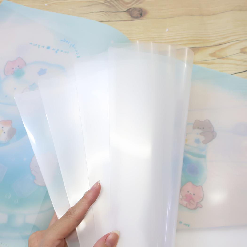 10ポケットクリアファイル ポケットファイル もぐにゃん キャンディソーダ カミオジャパン 新学期準備文具 かわいい
