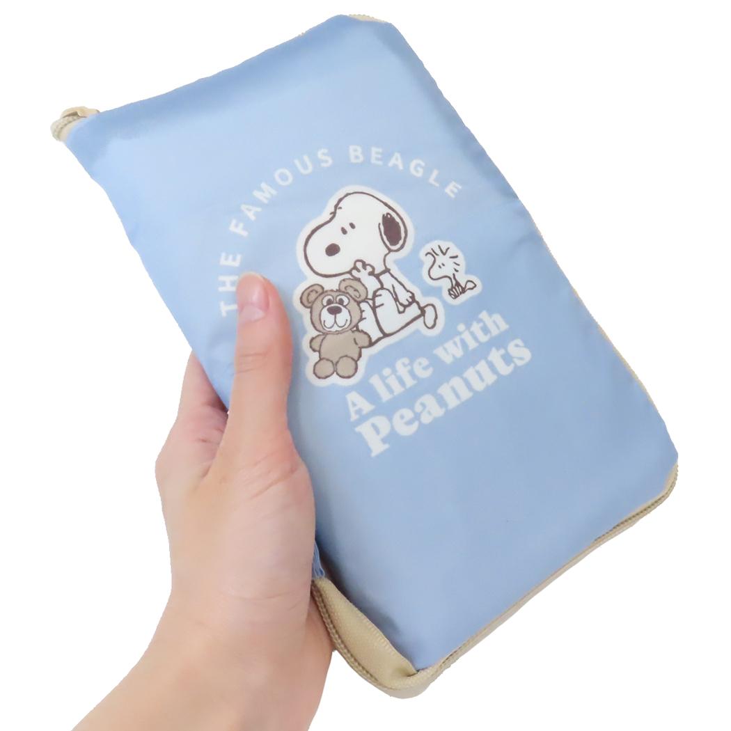 Wスペース保冷サポートエコバッグ ショッピングバッグ スヌーピー スヌーピーとくま ピーナッツ カミオジャパン お買い物かばん 折りたたみ