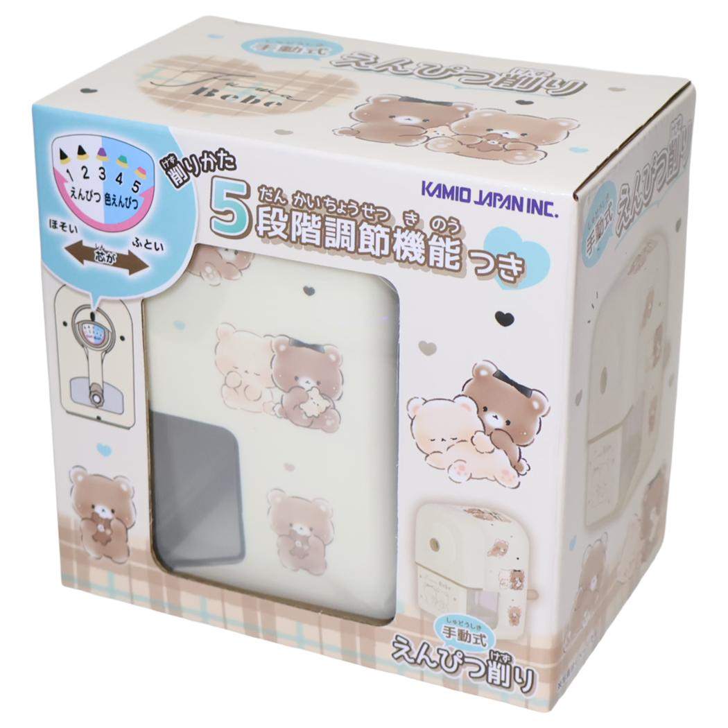 手動式えんぴつ削り 鉛筆削り フワベベ カミオジャパン 新学期準備文具 かわいい