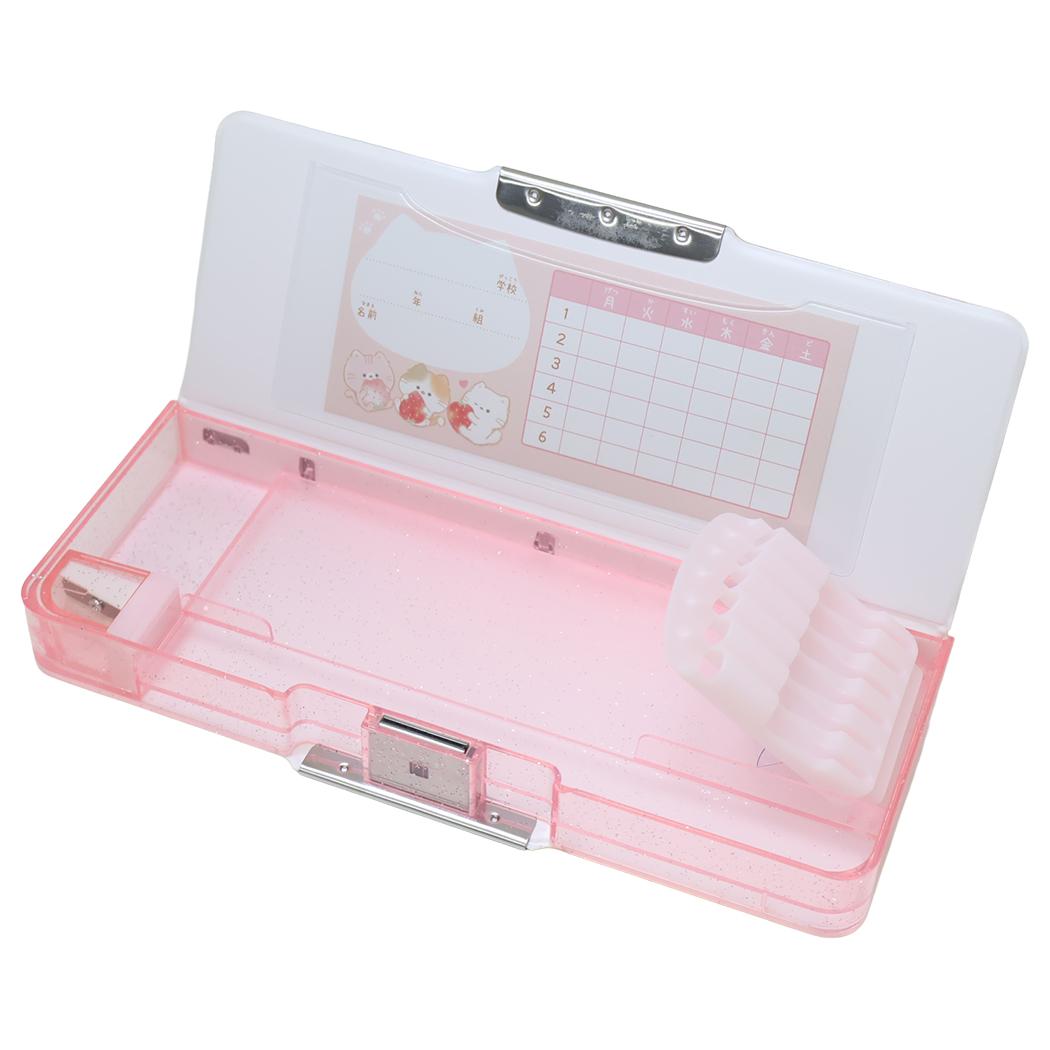 コンパクト両面開きペンケース 筆箱 もぐにゃん カミオジャパン 小学生 新学期準備文具