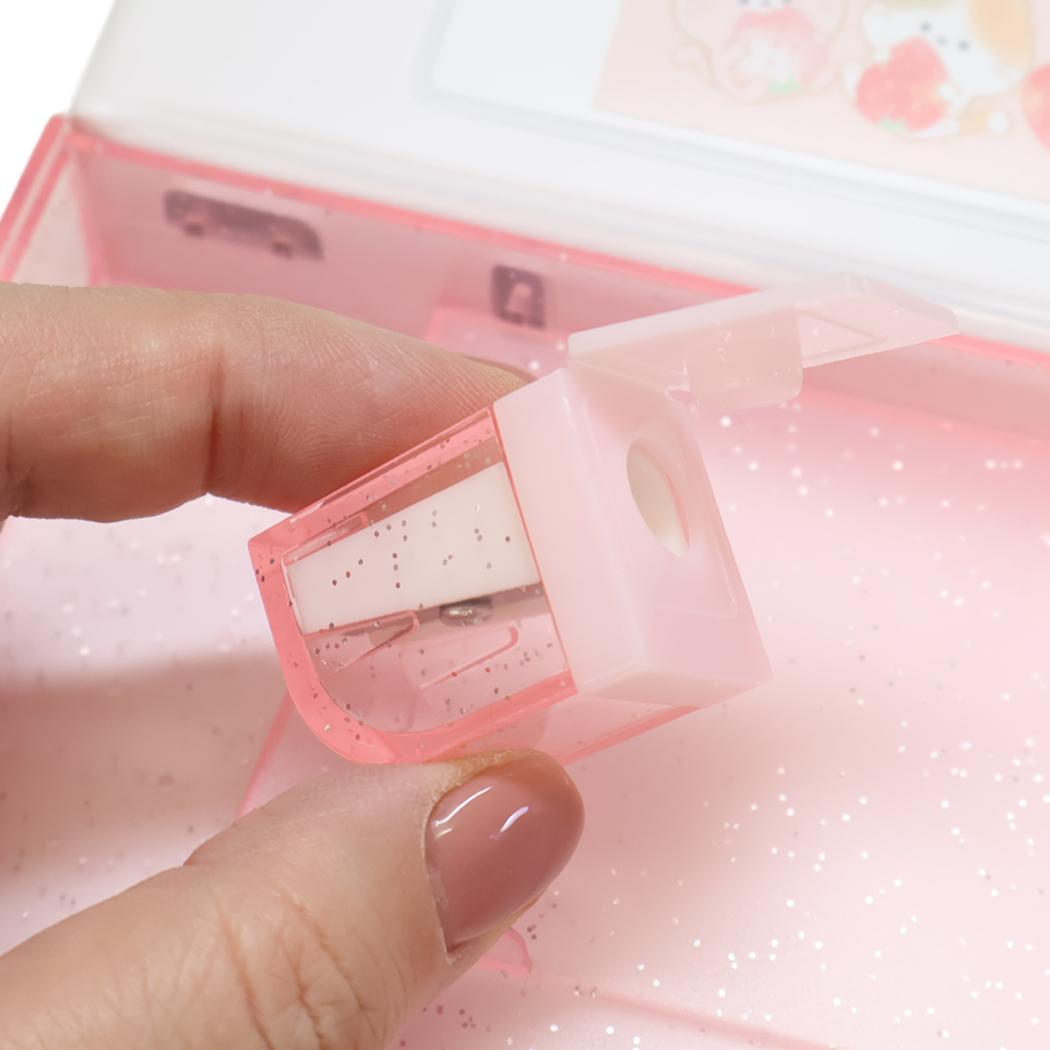 コンパクト両面開きペンケース 筆箱 もぐにゃん カミオジャパン 小学生 新学期準備文具