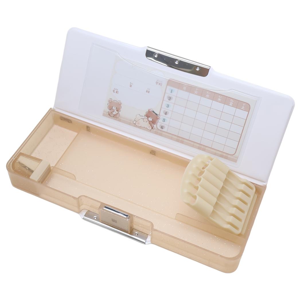 コンパクト両面開きペンケース 筆箱 フワベベ カミオジャパン 小学生 新学期準備文具