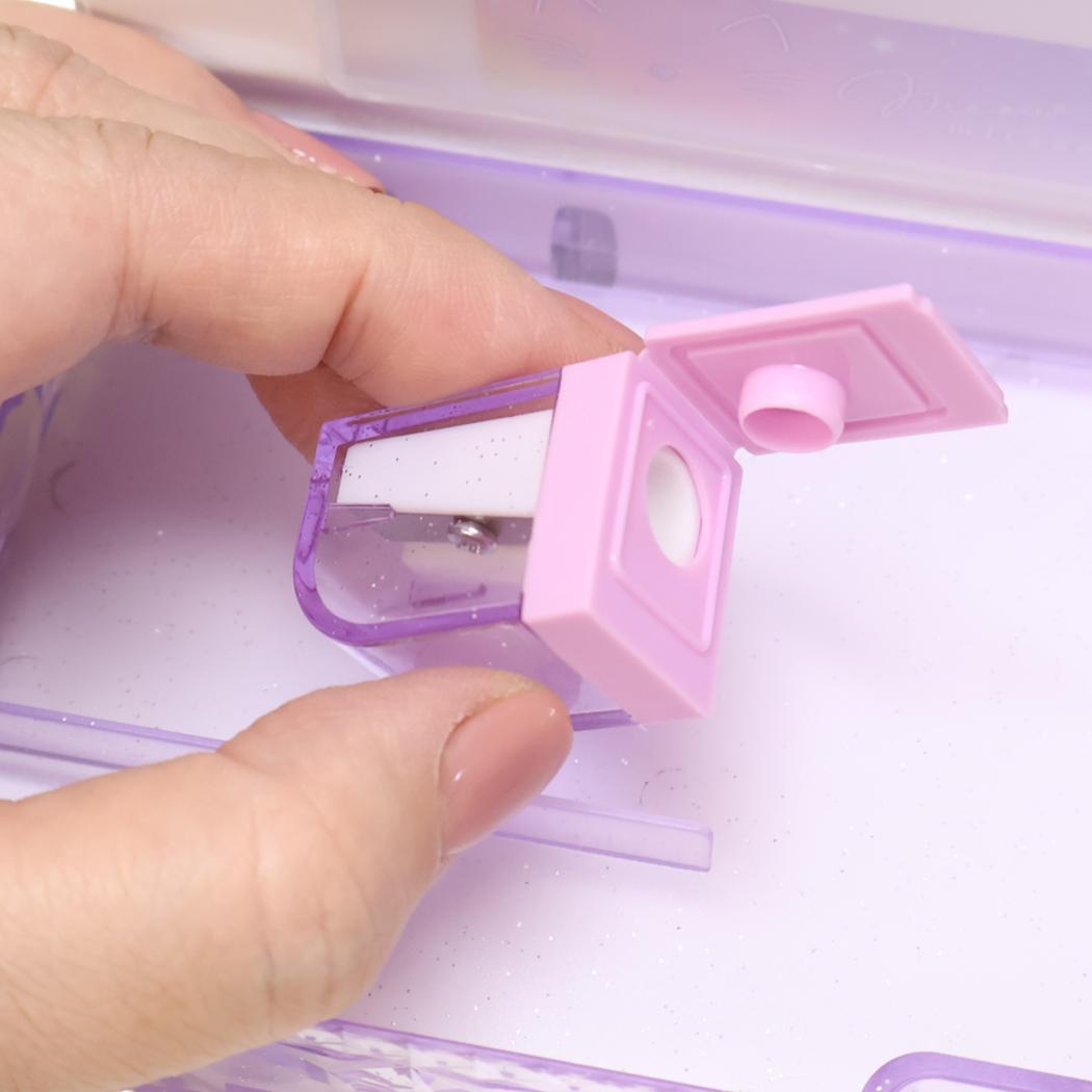 消しゴムポケット付両面開きペンケース 筆箱 ミャウミラージュ カミオジャパン 小学生 新学期準備文具