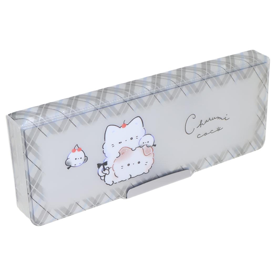 クレールコンパクト両面開きペンケース 筆箱 チャルミーココ カミオジャパン 小学生 新学期準備文具