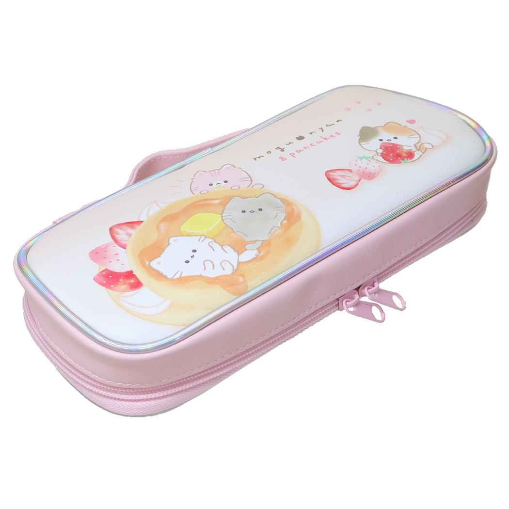 ラウンドファスナーペンケース 筆箱 もぐにゃん カミオジャパン 新学期準備文具 かわいい
