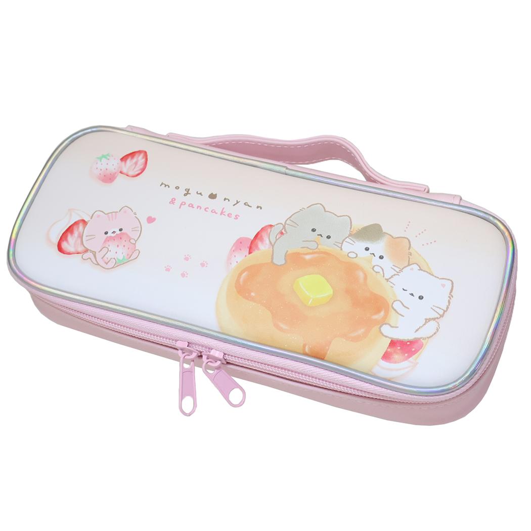 ラウンドファスナーペンケース 筆箱 もぐにゃん カミオジャパン 新学期準備文具 かわいい