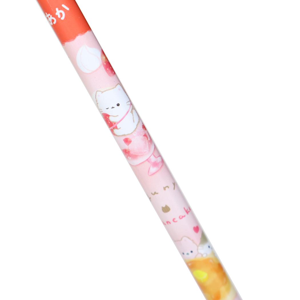 丸軸あかえんぴつ 赤鉛筆 もぐにゃん カミオジャパン 新学期準備文具 女の子 メール便可