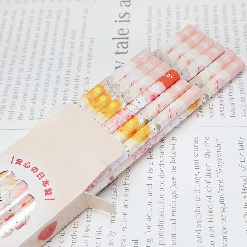 かきかたダース鉛筆 2B＆赤鉛筆 12本セット もぐにゃん カミオジャパン 新学期準備文具 女の子 メール便可
