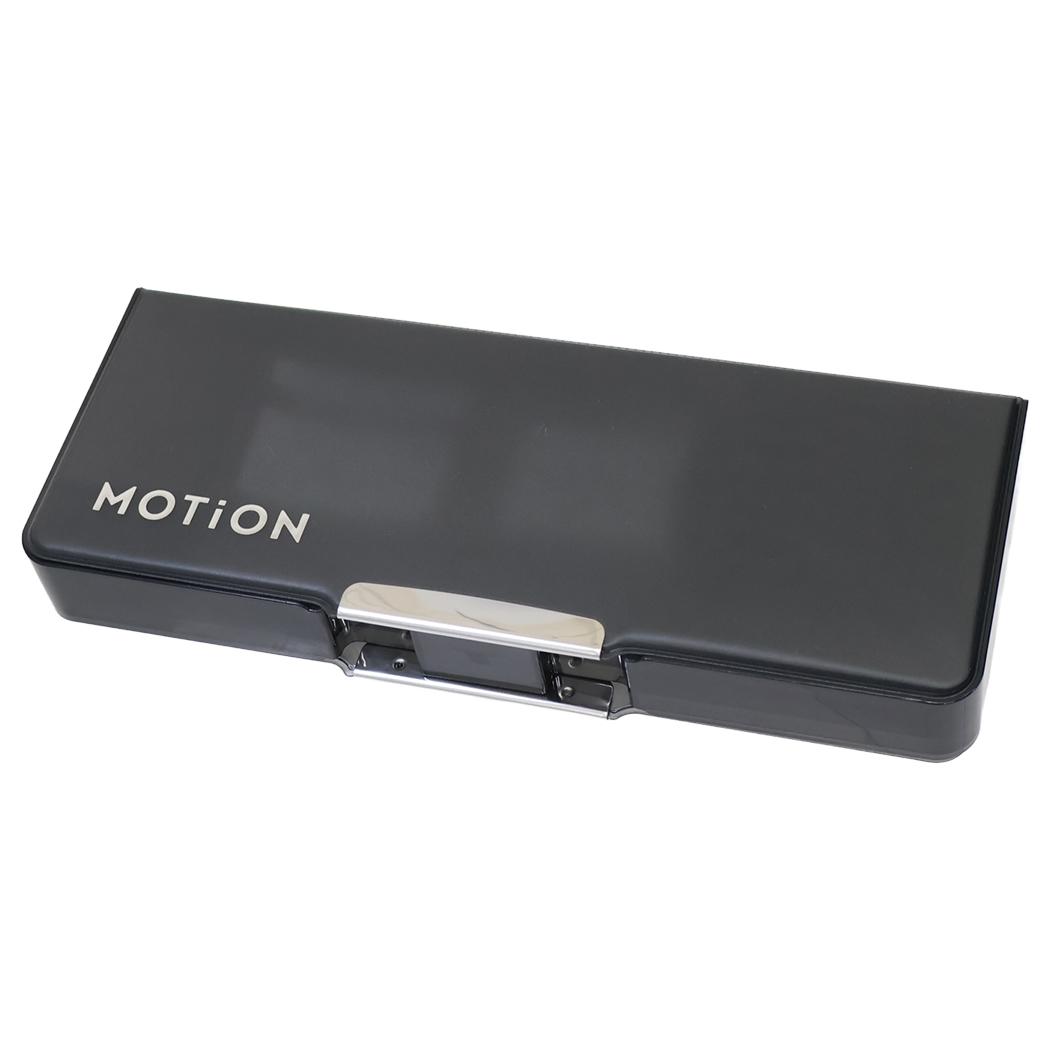 クレールコンパクト両面開きペンケース 筆箱 MOTiON クリアブラック カミオジャパン 小学生 新学期準備文具