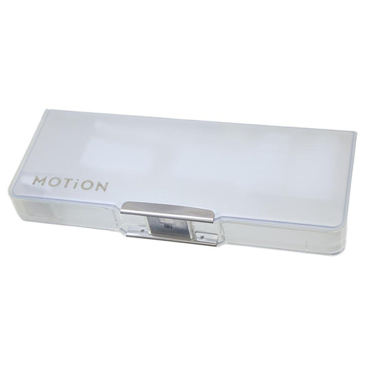 クレールコンパクト両面開きペンケース 筆箱 MOTiON クリアホワイト カミオジャパン 小学生 新学期準備文具