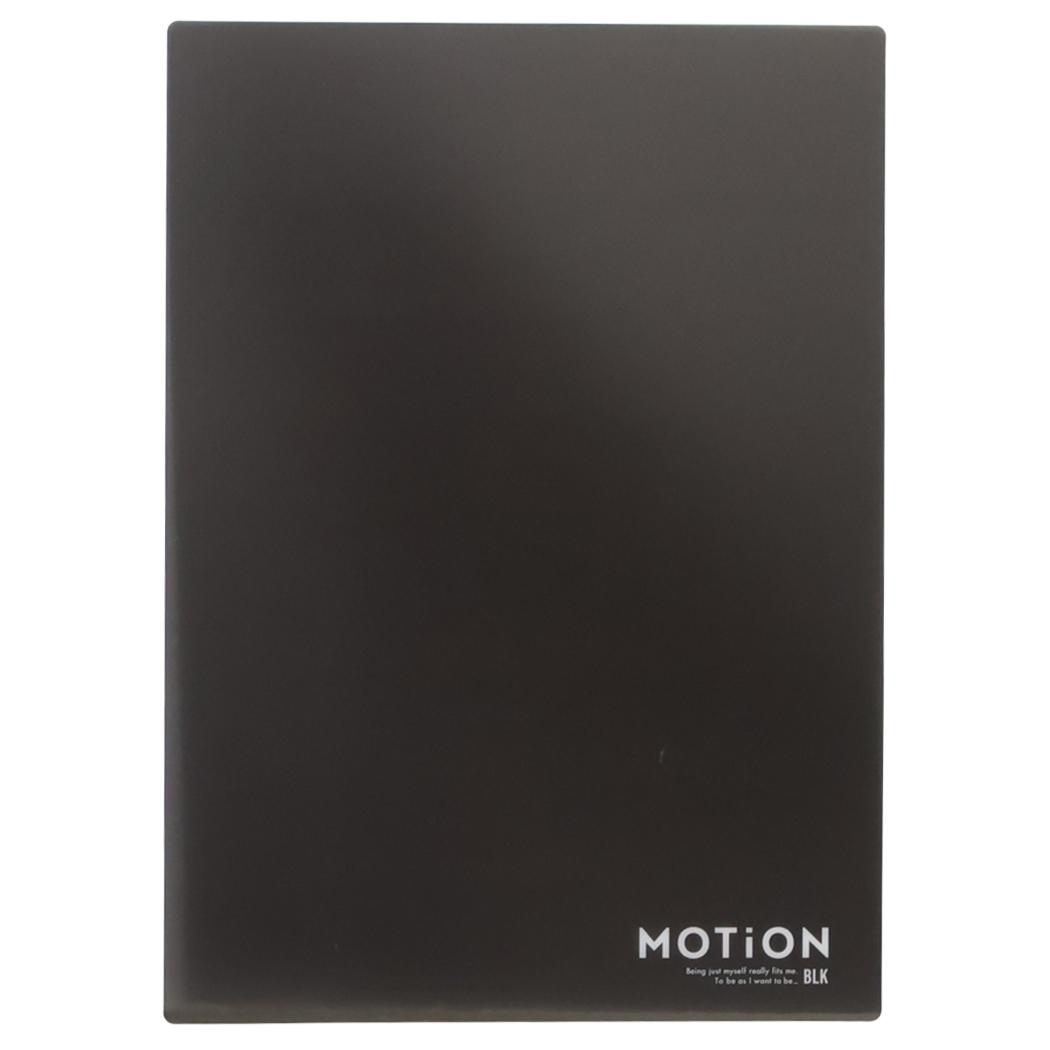 抗菌下じき 下敷き MOTiON クリアブラック カミオジャパン 新学期準備文具 シンプル メール便可