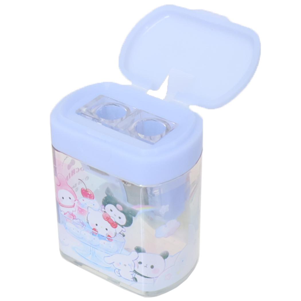 ツイン削り 鉛筆削り サンリオキャラクターズxもちもちぱんだ Colorful Sweets サンリオ カミオジャパン えんぴつけずり 新学期準備文具
