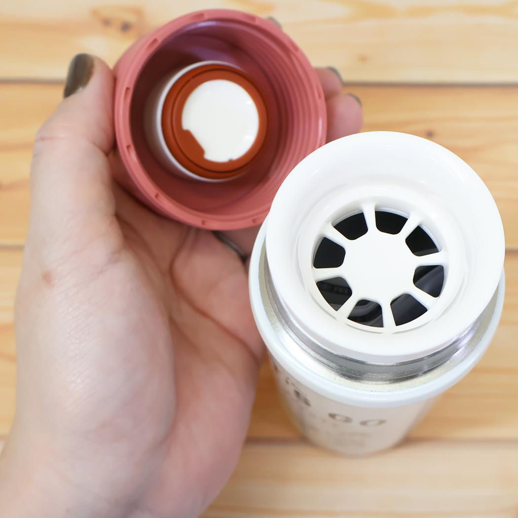 ステンレスボトル300ml 保温保冷水筒 スヌーピー てくてく ピーナッツ カミオジャパン プレゼント