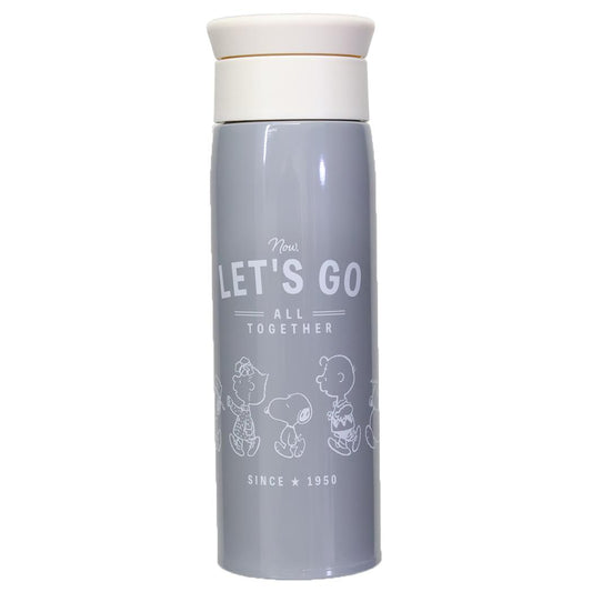 ステンレスボトル 500ml 保温保冷水筒 スヌーピー てくてく ピーナッツ カミオジャパン プレゼント