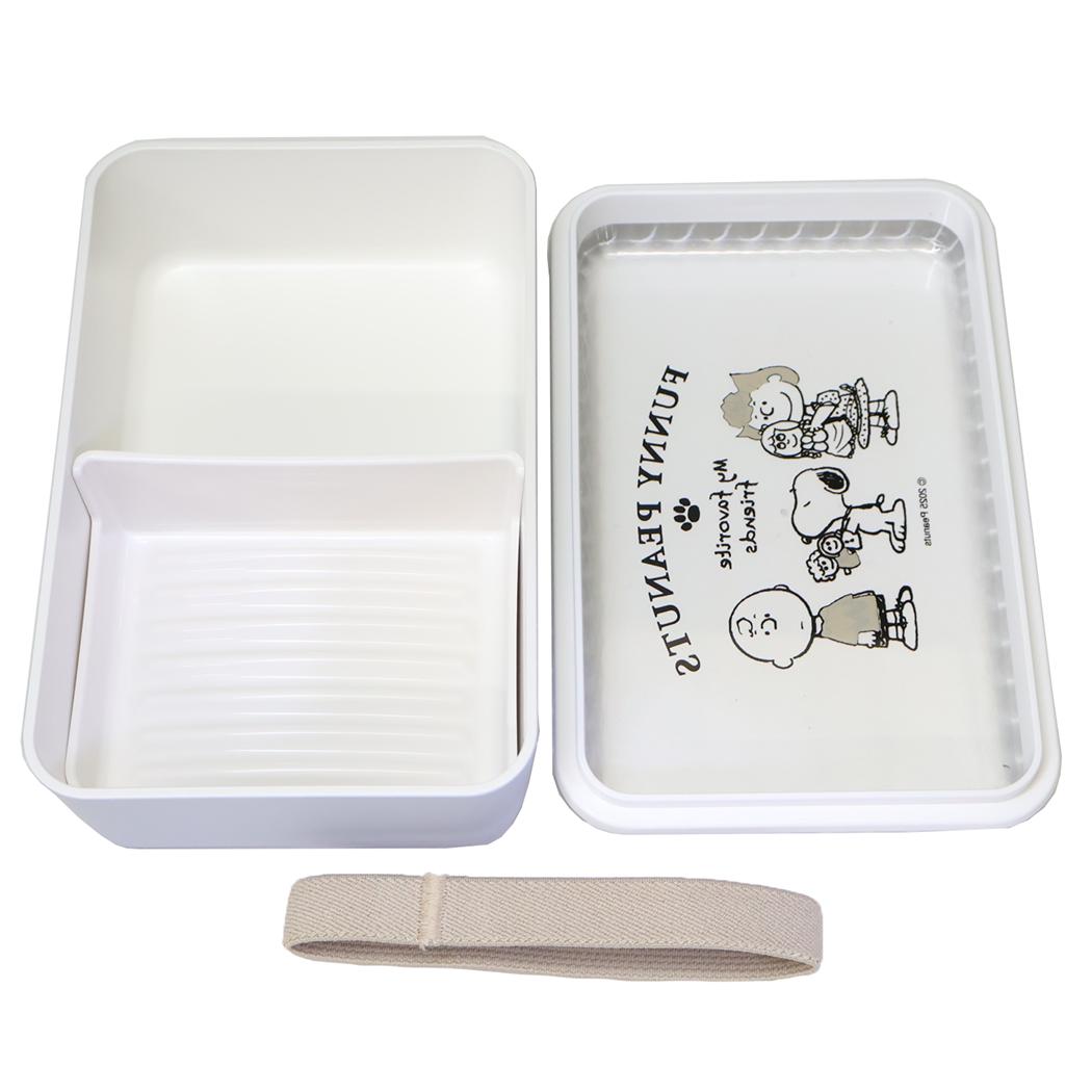 油が落ちるランチボックス お弁当箱 スヌーピー FUNNY PEANUTS ピーナッツ カミオジャパン プレゼント 日本製 新学期準備