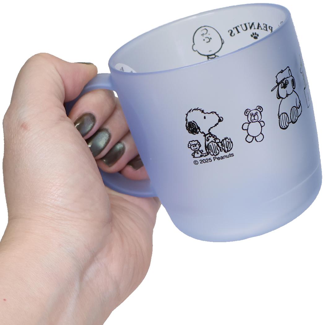 クリアカップ 300ml マグカップ スヌーピー FUNNY PEANUTS ピーナッツ カミオジャパン 軽量 割れにくい 日本製