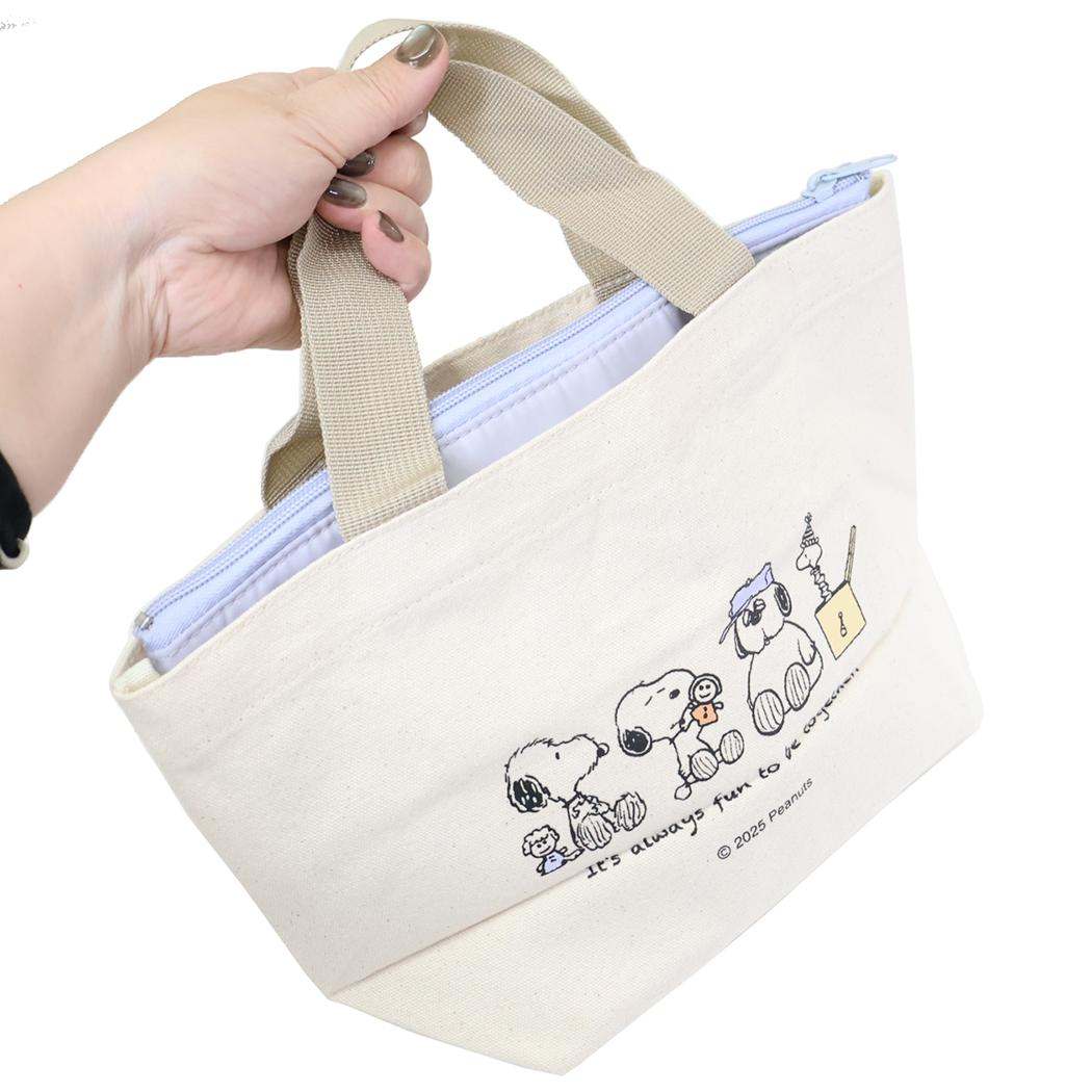 保冷バッグ 保冷ポーチ ランチバッグ スヌーピー FUNNY PEANUTS ピーナッツ カミオジャパン ミニトート お弁当かばん メール便可