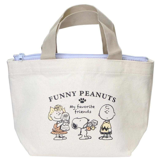 保冷バッグ 保冷ポーチ ランチバッグ スヌーピー FUNNY PEANUTS ピーナッツ カミオジャパン ミニトート お弁当かばん メール便可