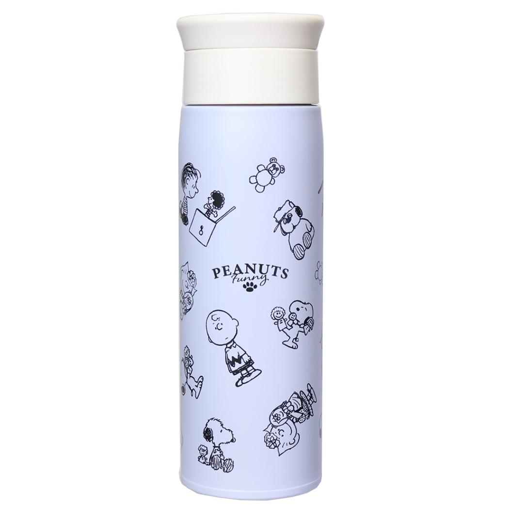 ステンレスボトル 500ml 保温保冷水筒 スヌーピー FUNNY PEANUTS ピーナッツ カミオジャパン プレゼント