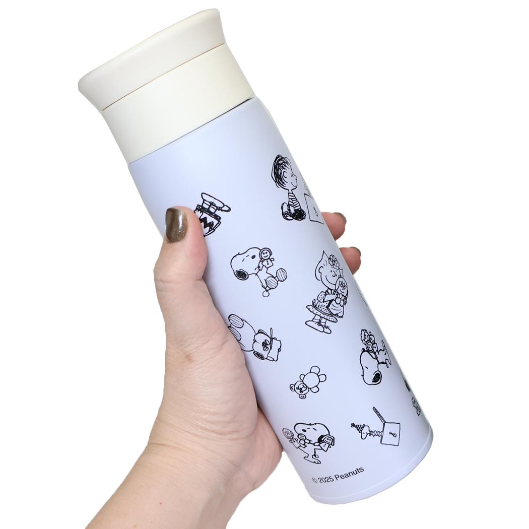 ステンレスボトル 500ml 保温保冷水筒 スヌーピー FUNNY PEANUTS ピーナッツ カミオジャパン プレゼント