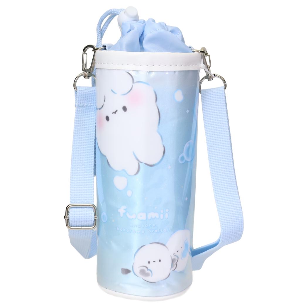 ノーマル保冷ボトルケース ペットボトルホルダー ふあみい カミオジャパン アウトドア水筒 かわいい