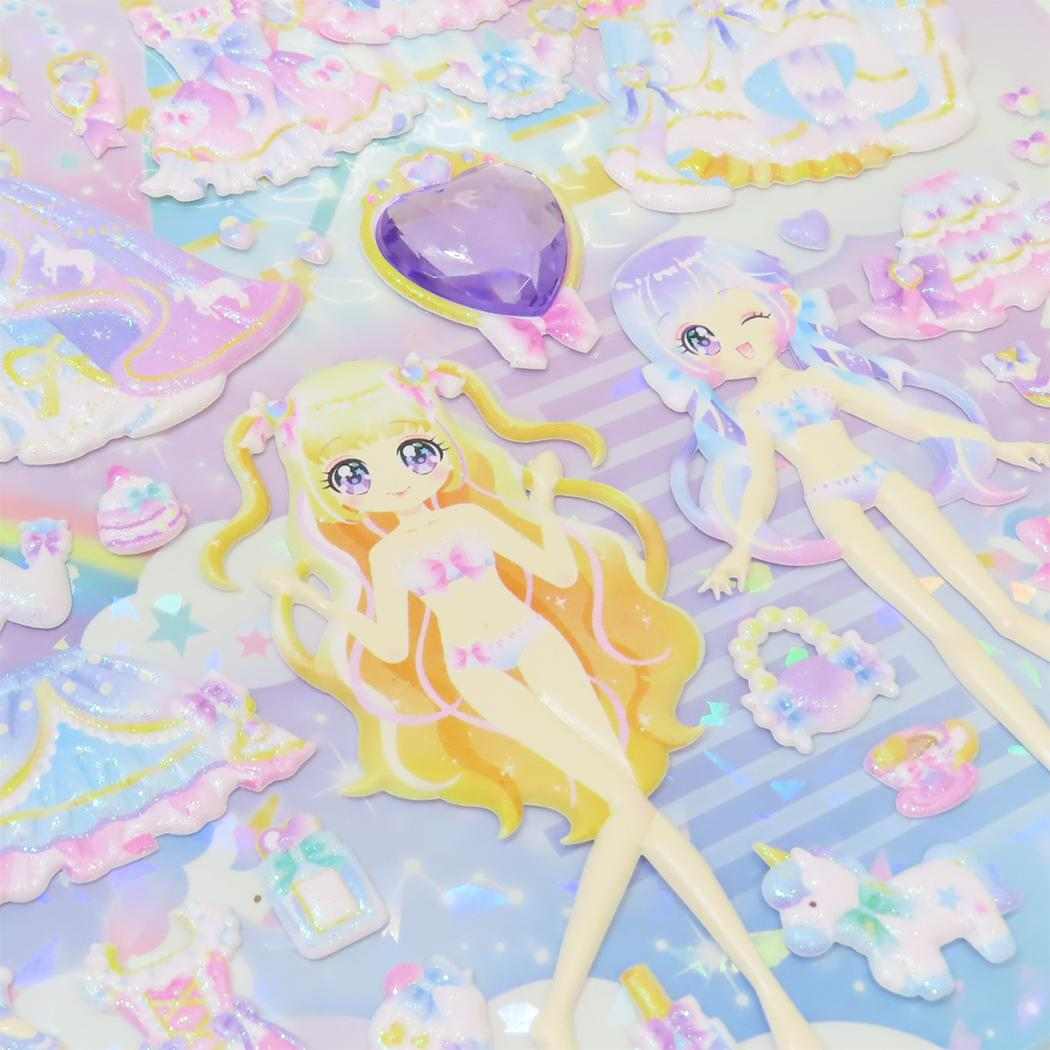 おでかけFOR GIRLSシール きせかえシール Dreamy Holic カミオジャパン 着せ替えシール 女の子 メール便可