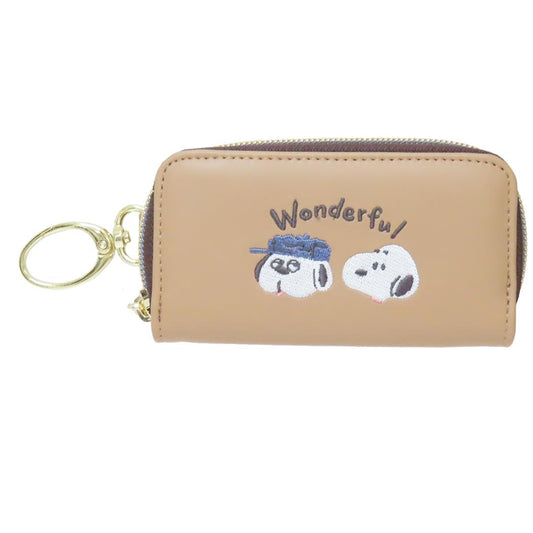 キーケース 鍵ケース スヌーピー WONDERFUL BROTHERS ピーナッツ カミオジャパン 鍵入れ メール便可
