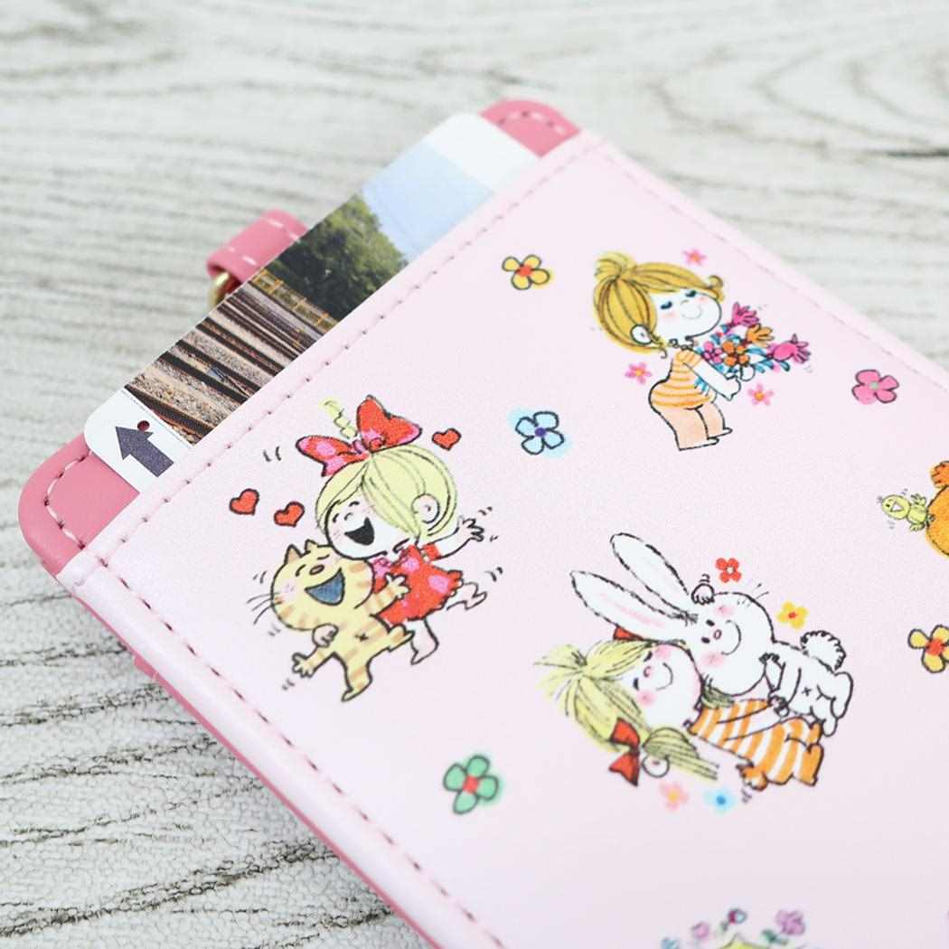 シングルパスケース 定期入れ 水森亜土 フレンズ カミオジャパン プレゼント ICカードケース メール便可