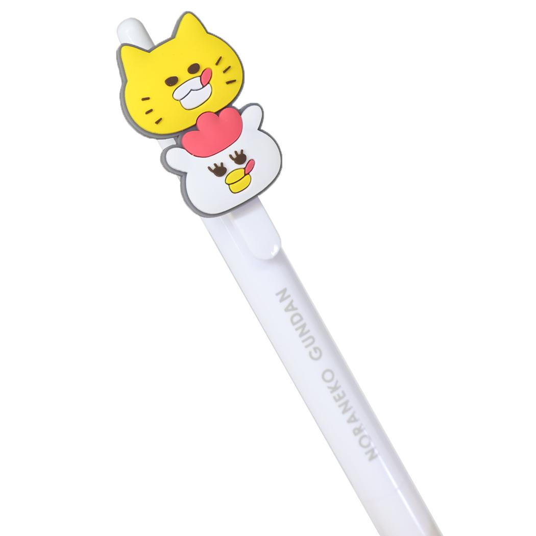 ラバーマスコットボールペン 0.5 ボールペン ノラネコぐんだん マーミーちゃん カミオジャパン 新学期準備文具 かわいい 絵本メール便可