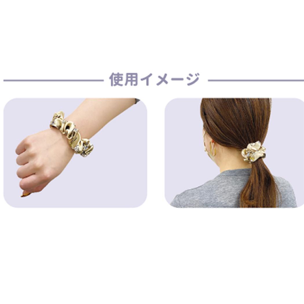 スヌーピー ヘアアクセ シルクシュシュ フェイス ジョークール ピーナッツ カミオジャパン 髪飾り ヘアゴム おしゃれ キャラクター グッズ メール便可 シネマコレクション