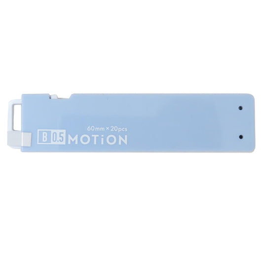 1PUSH替え芯 シャープペン芯 MOTiON 0.5mm B BLUE カミオジャパン 新学期準備文具 シャー芯 日本製 メール便可