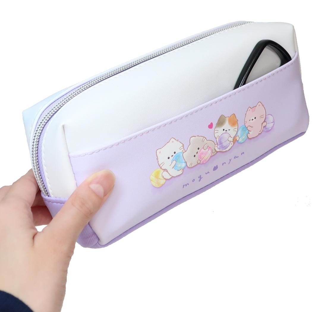 BOXペンケース ペンポーチ もぐにゃん キャンディマシーン カミオジャパン 筆箱 新学期準備文具 大容量 かわいい