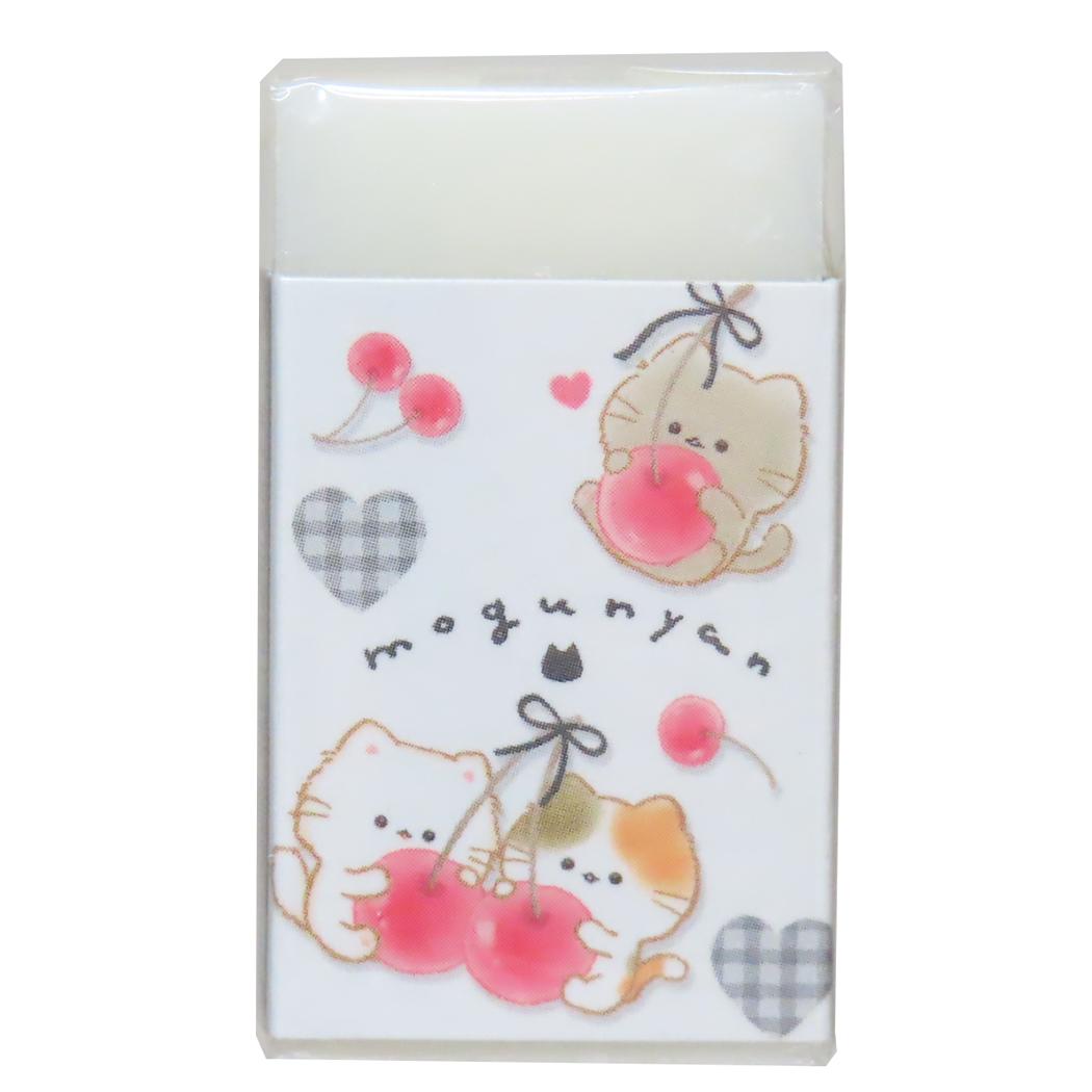 まとまるくん消しゴム 消しゴム もぐにゃん チェリー カミオジャパン 新学期準備文具 かわいい メール便可