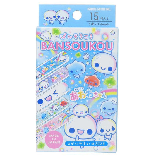 ばんそうこう Mサイズ 絆創膏 ぷくぷくあわわちゃん カミオジャパン 衛生用品 かわいい メール便可