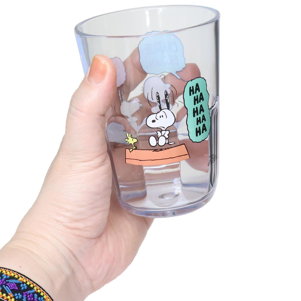 スヌーピー タンブラー クリアタンブラー 370ml ONE SCENE SURPRISE ピーナッツ カミオジャパン プレゼント 日本製 キャラクター グッズ シネマコレクション