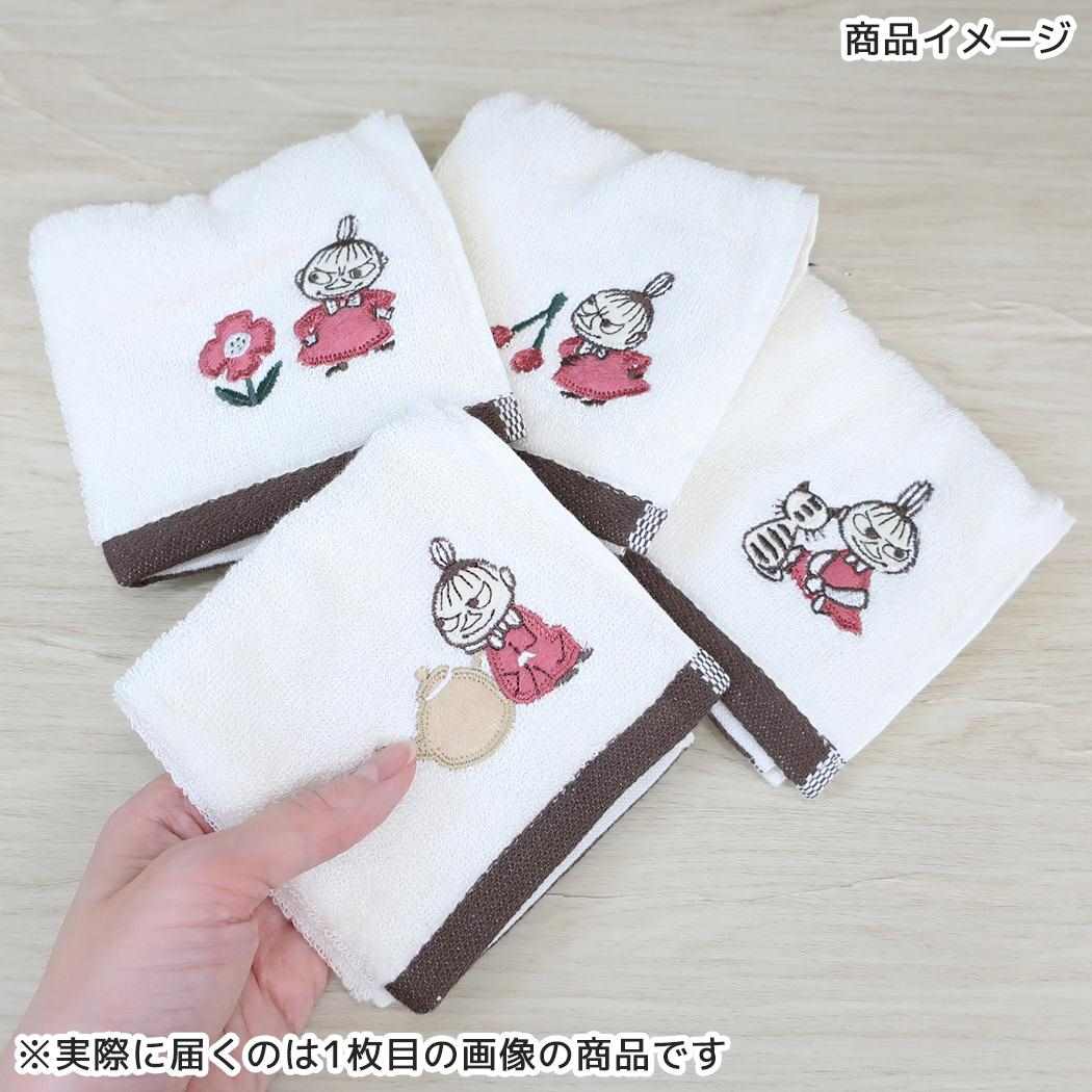 巾着入りタオルハンカチ ミニタオル ムーミン ティーポット 北欧 カミオジャパン プレゼント メール便可