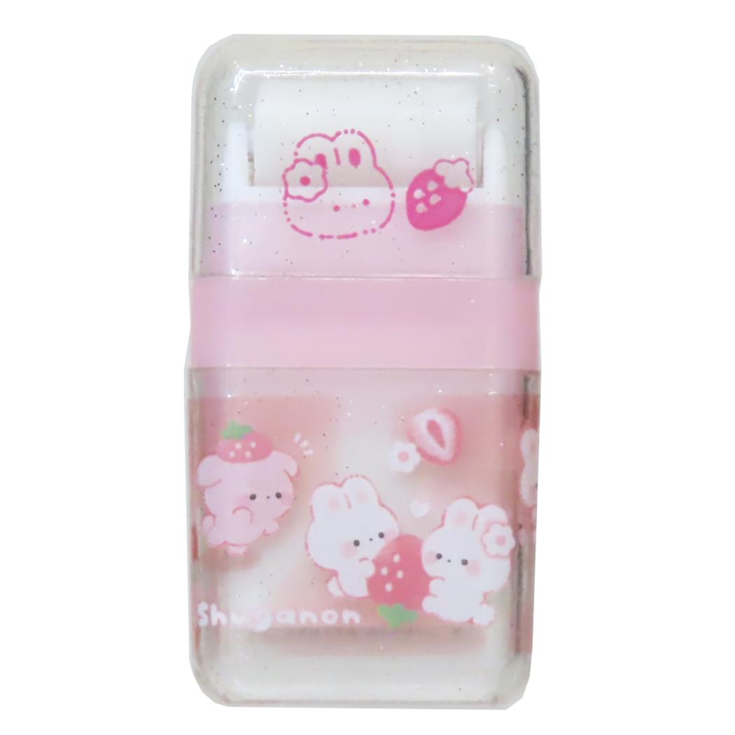 ローラー消しゴム 消しゴム しゅがのん カミオジャパン 新学期準備文具 かわいい メール便可