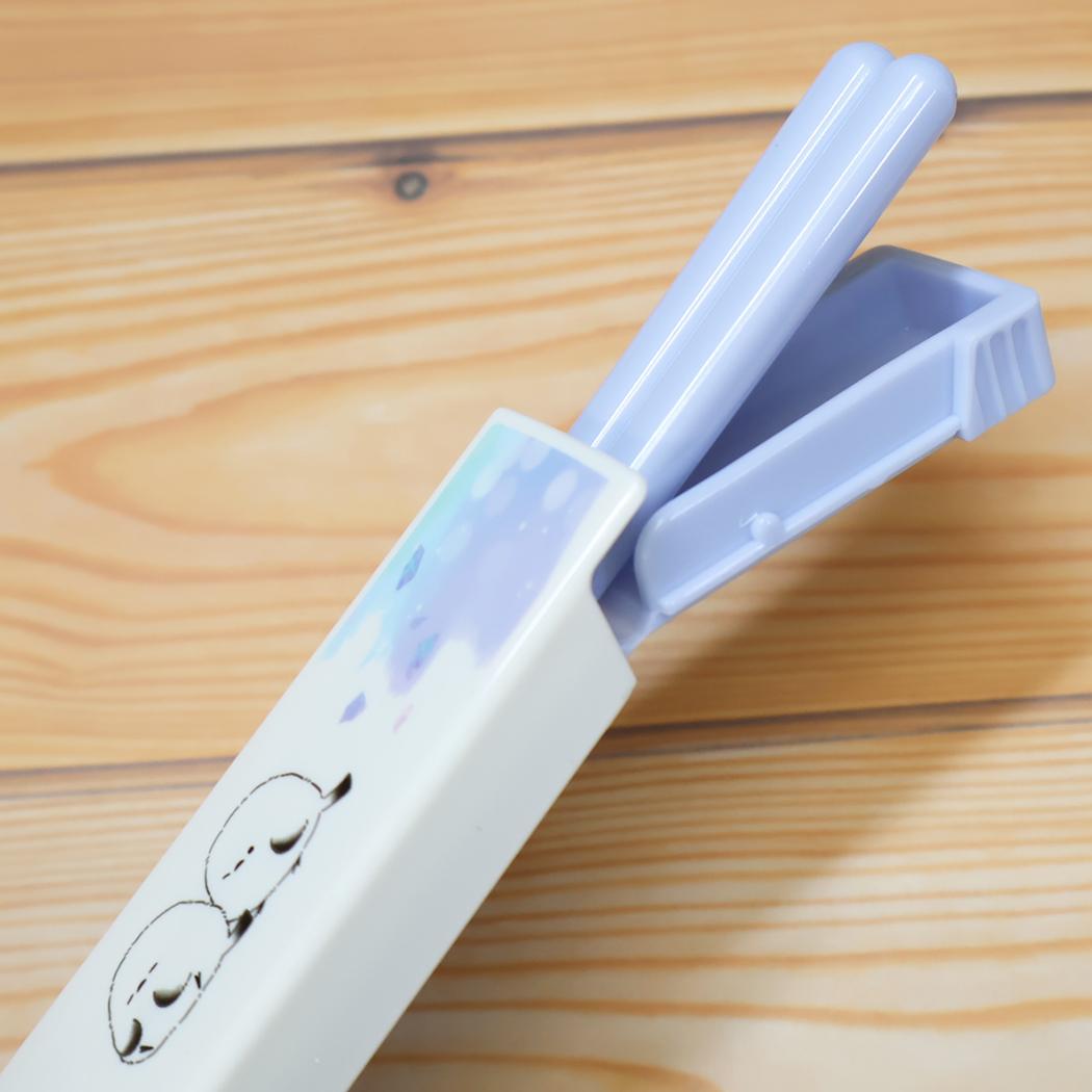 抗菌 はし＆はしケース おはしセット mellow enaga ニュアンス カミオジャパン 新学期準備 お箸 かわいい 日本製 メール便可