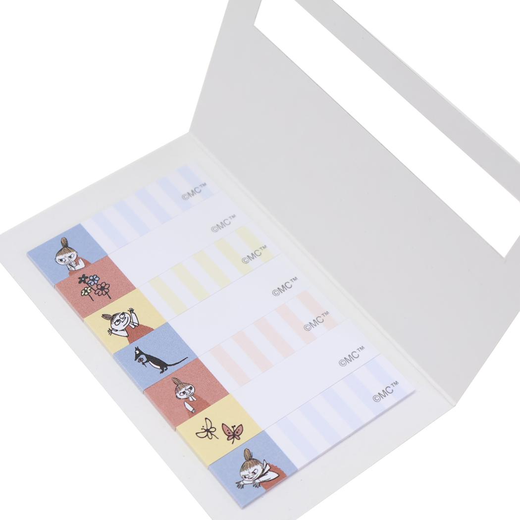 付箋 付せん ムーミン ひみつの花園 北欧 カミオジャパン カードサイズ 伝言 事務用品 メール便可