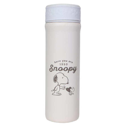スヌーピー 保温保冷水筒 ステンレスボトル 400ml はいどうぞ ピーナッツ カミオジャパン プレゼント キャラクター グッズ シネマコレクション